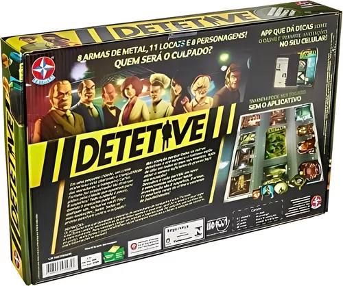 Jogo de Tabuleiro Detetive em Oferta