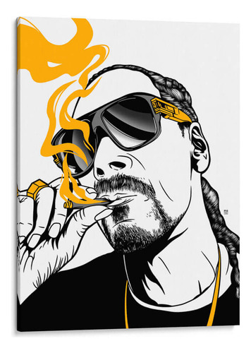 Canvas Lab Cuadro Snoop Golden Smoke 30x40, Line Art