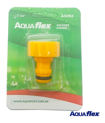 Imagen 2 de 6 de Enchufe Acople 1/2 De Canilla Rosca 3/4 Riego H3062 Aquaflex