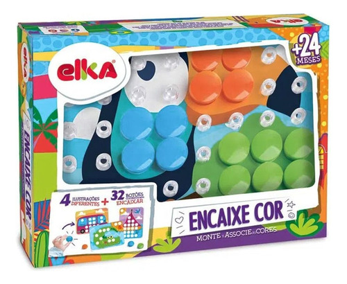 Jogo Encaixe Cor Elka 1146