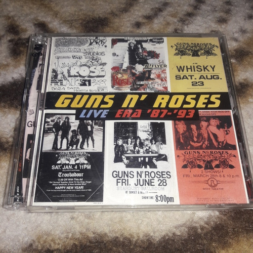 Cd Nacional De Guns And Roses-live Era 87 93-doble