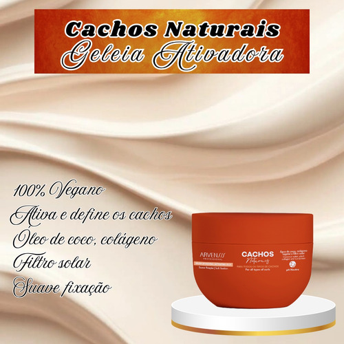 Kit Arvensis Cachos Ondulados Reconstrução Unidose 7 Itens
