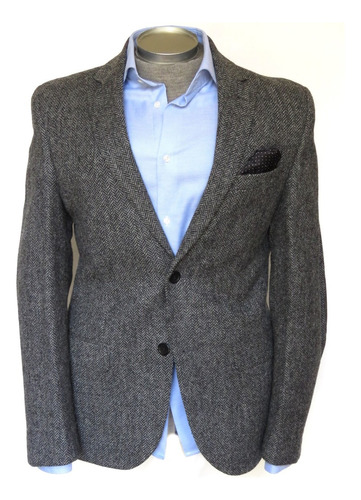 Blazer H&m Lana Tweed Premium Nueva