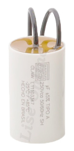 Capacitor Polipropileno Para Motor Ventilador 10 Uf Mf 250v