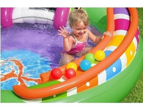 Alberca inflable para los peques. Forma ovalada Bestway 53117 349l