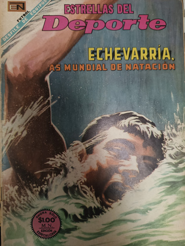 Cómic Estrellas Del Deporte Natación Echeverria