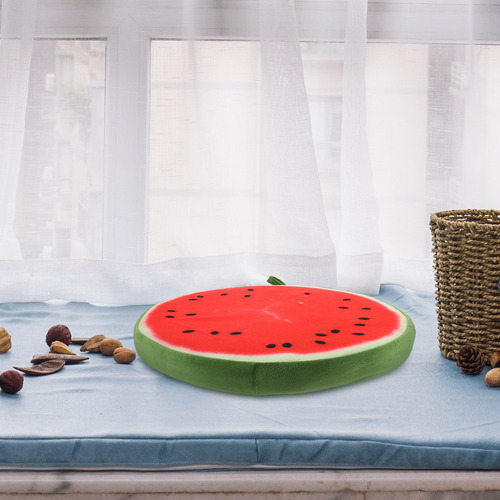 Cojín De Felpa 3d Con Forma De Sandía, Fruta, Sandía, 33 Cm,