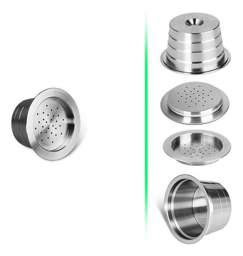 Cápsula De Café Recargable, Accesorio De Acero Inoxidable
