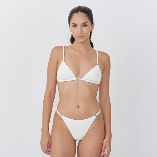 Bikini Mujer Brillo Budamaonline Crema M