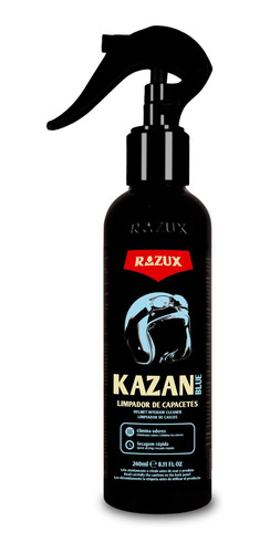 Kazan Limpador De Capacete Elimina Odores Protege Blue Razux