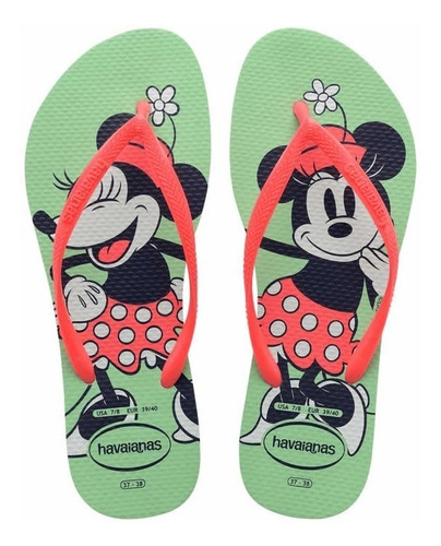 Havaianas Minnie Mickey Disney Original Envio Imediato