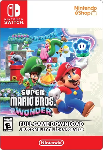 Cartão de jogo Super Mario Bros Wonder Switch, Cartão de jogo para