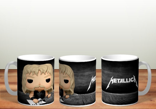 Taza - Tazón  Funkopop Metallica: James H