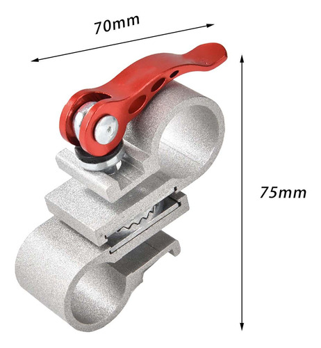 2 Soportes De Clip De Para Silla Argén 75 Mm Argén