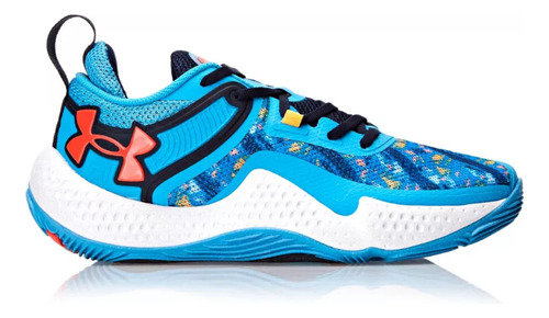 Tênis masculino Under Armour Dagger cor cosmic blue/black/beta - adulto 45 BR