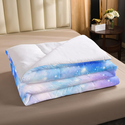 Juego De Ropa De Cama De Caballos Feelyou Galaxy White Gallo