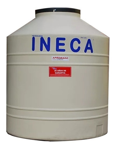 Tanque de agua Ineca Domiciliario Tricapa vertical polietileno 400L beige de 95 cm x 82 cm