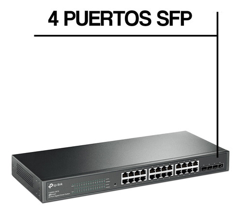 Switch Tp Link Sg2424 Administrable 24 Puertos Gigabit