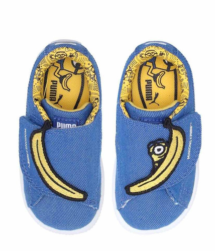 Tênis Puma Infantil Minions Special Collection Azul Original | Mercado Livre