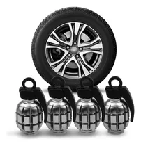 Comprar Pitón Tapa De Válvulas Granada Plateado Llanta Auto Camionet