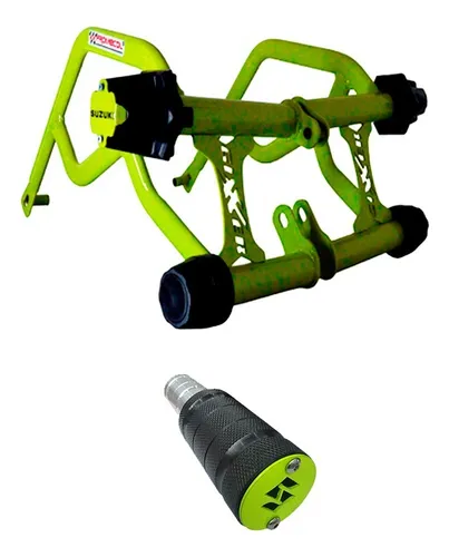Defensa Stunt Gixxer 150 Fi + Slider Exosto + Obsq Promecol
