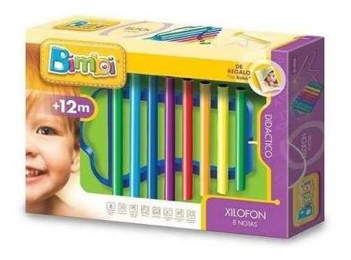 Xilofon - 8 Notas Juguete Musical Para Bebe Bimbi