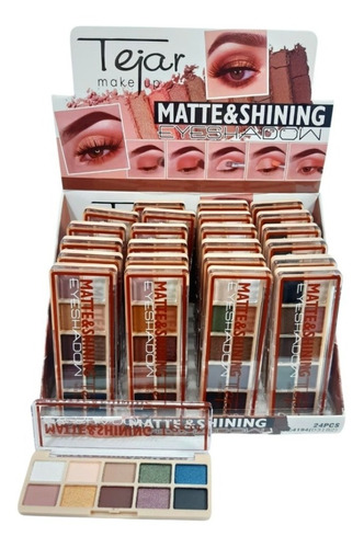 Paleta Sombras 10 Tonos Matte & Shining Tejar 4194 Lfme 