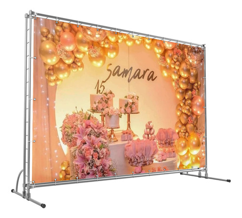 Banner Faixa Lona Com Ilhós Personalizada 1,80 X 2,20 Mts