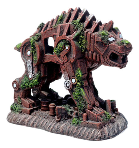 1 Pieza De Ornamento Único Del Acuario Perro Paisajismo