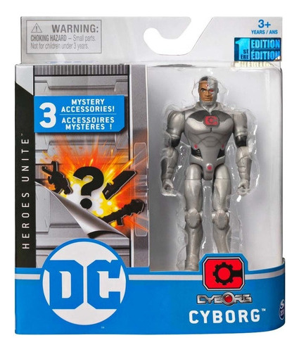 Cyborg Figura Articulada 10cm Original Dc 68701