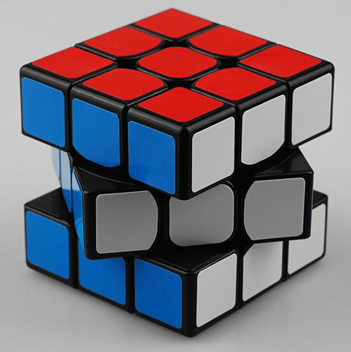 Cubo Mágico Cúbico De 3x3x3 Piezas Kwalux 3x3 Color Negro