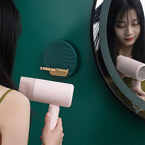 Soporte Adhesivo Para Secador De Pelo Montado En La Pared, S