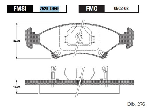 Balata Para Ford Fiesta 1998 P/ Ford Fiesta 99/00 1.3l L4