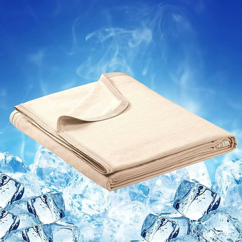 Manta Refrescante Transpirable De Verano De 130 X 170 Cm
