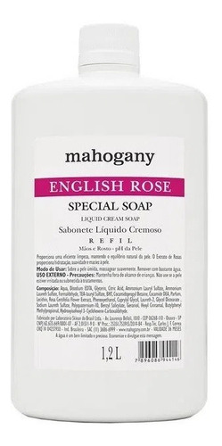 Mahogany Refil Sab Liq English Rose 1.2l