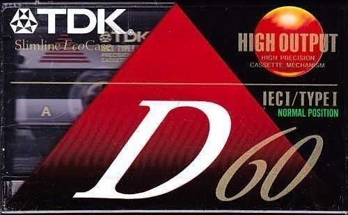 Tdk D60 60-minute Cassettes: 5-pack