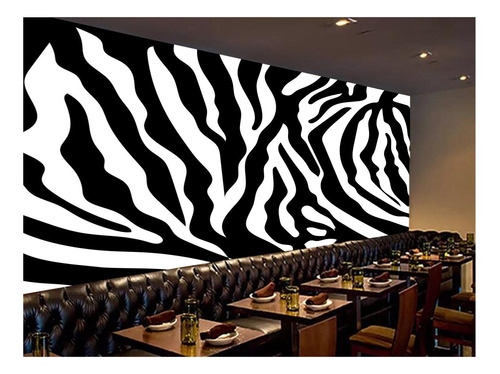 Adesivo De Parede Estampa Animal Print Zebra 3,5m² Txt211