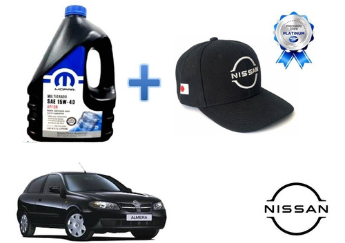 Garrafa Aceite Mopar + Gorra Nissan Almera 2001 A 2006