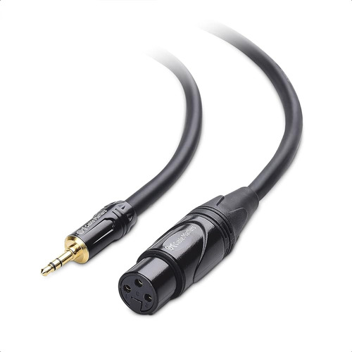 El Cable Importa (cable De 1/8 De Pulgada De 3,5 Mm A Xlr De