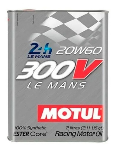 Aceite Sintetico Motul 300v 20w60 Le Mans 2lts