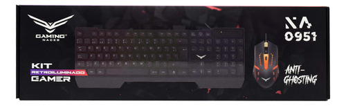 Gaming Naceb Fallen NA-0951 Kit De Teclado Y Mouse Fallen Con 19 Teclas Anti-Ghosting
