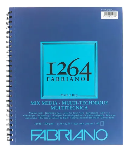 Bloque Fabrià 1264 Mix Media 300 gr DIN A3