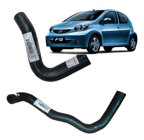Pack De Mangueras Radiador Byd F0 1.0 2010/2017 Sup + Inf