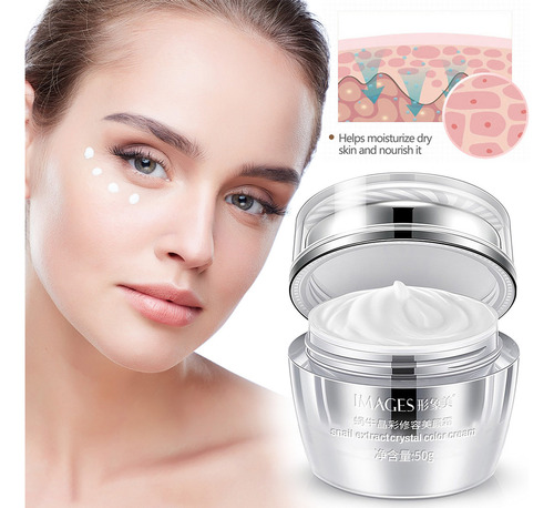 . Crema Lisa De Maquillaje Nude Natural Que Aclara El Tono