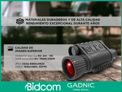 Imagen 6 de 10 de Visor Monocular Wifi Gadnic Visión Nocturna Infrarrojo