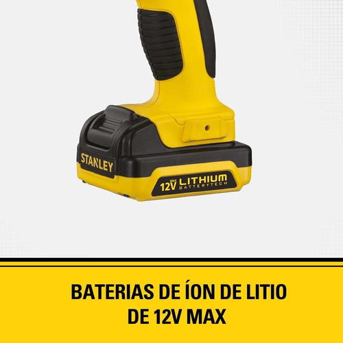 Parafusadeira/furadeira Impac. 12v 1 Bat. Sch121s1k Stanley