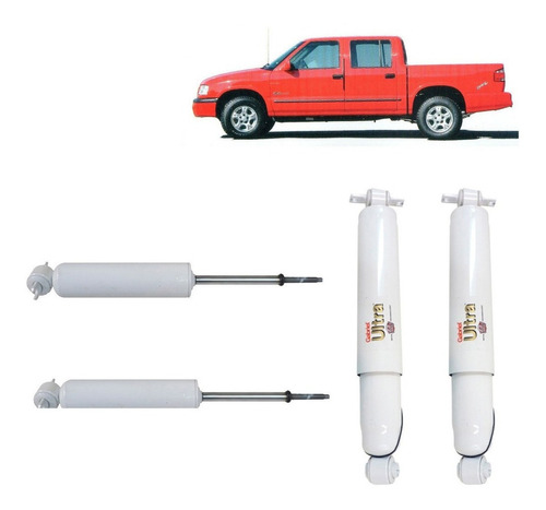 Kit Amortiguador Tras Del Para Chevrolet S10 2wd  1994 2004