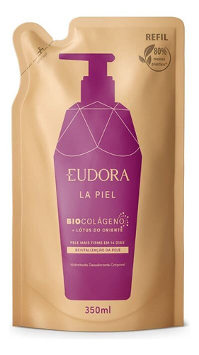  La Piel Lótus Do Oriente Refil Hidratante Corporal 350ml