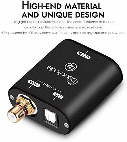 Convertidor Usb Xmo Xu208 Interfaz Digital Toslink Dop