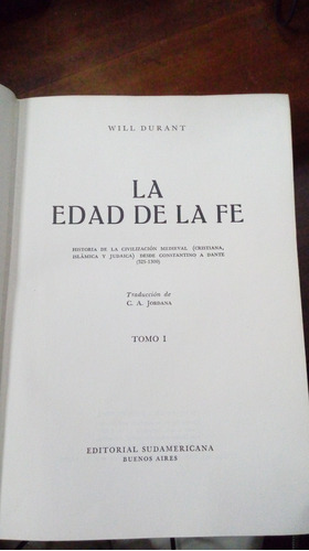 Libro La Edad De La Fe      3 Tomos